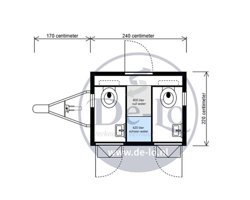 Vacuüm toiletwagen DL11