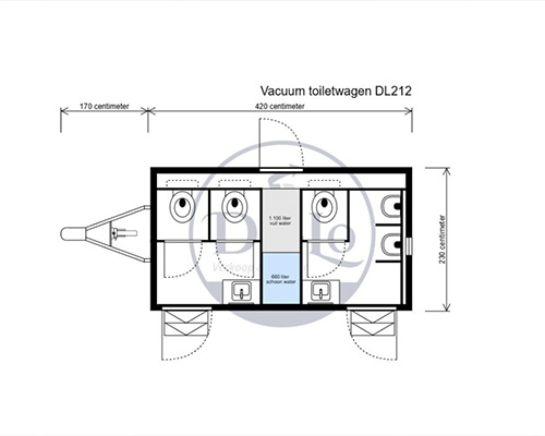 Vacuüm toiletwagen DL212