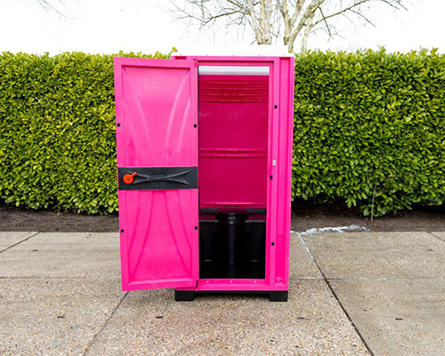 Dixie Toiletcabine roze